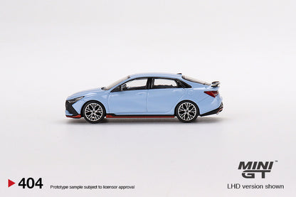 MiniGT 1:64 Hyundai Elantra N Performance Blue - MiJo Exclusive #404