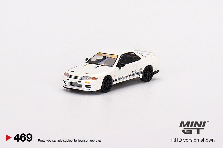 MiniGT 1:64 Top Secret Nissan GT-R VR32 White – MiJo Exclusives #469