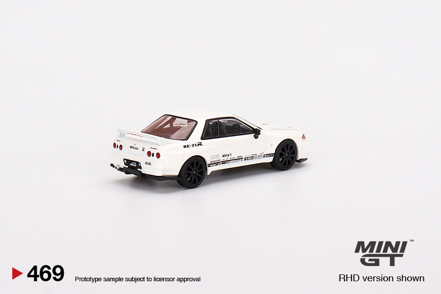 MiniGT 1:64 Top Secret Nissan GT-R VR32 White – MiJo Exclusives #469