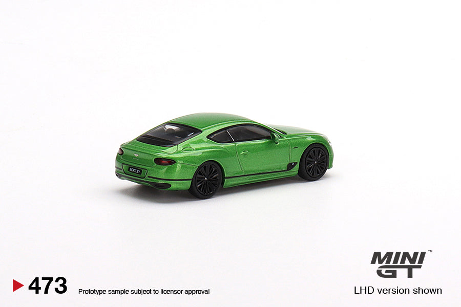 MiniGT 1:64 Bentley Continental GT Speed 2022 Apple Green – MiJo Exclusive #473