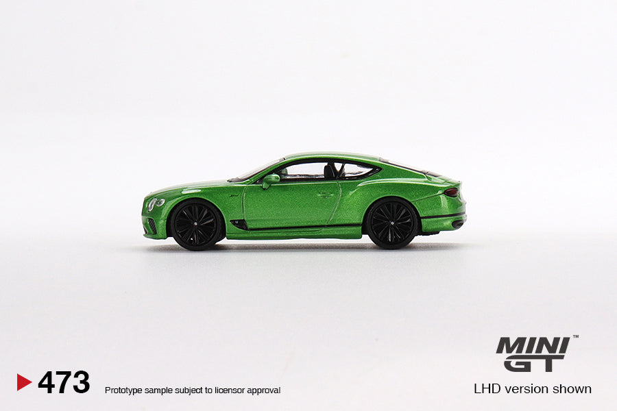 MiniGT 1:64 Bentley Continental GT Speed 2022 Apple Green – MiJo Exclusive #473