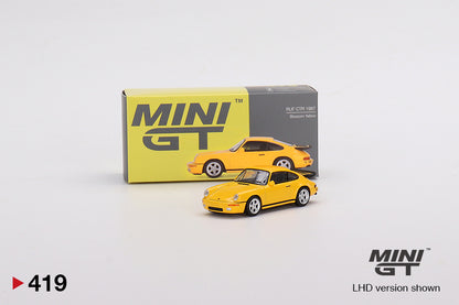 MiniGT 1:64 Porsche RUF CTR 1987 Blossom Yellow - MiJo Exclusive #419