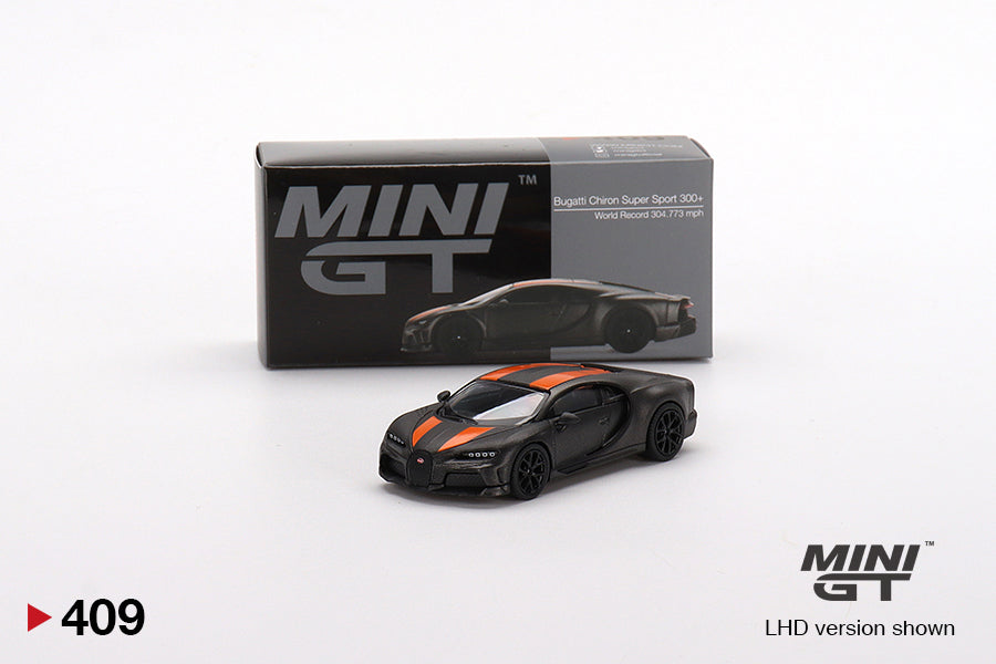 MiniGT 1:64 Bugatti Chiron Super Sport 300+ World Record 304.773 MPH MiJo Exclusive #409