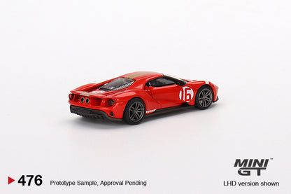 MiniGT 1:64 Ford GT Alan Mann Heritage Edition- MiJo Exclusive #476