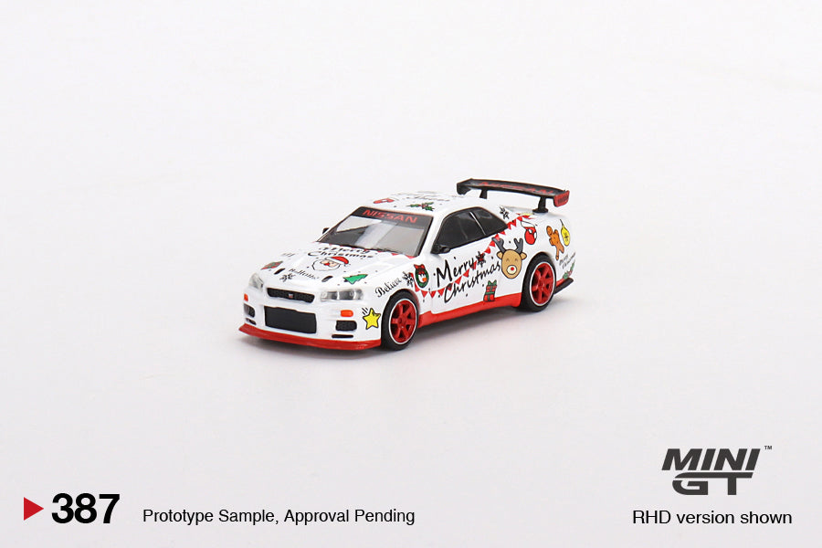 MiniGT 1:64 Nissan Skyline GT-R (R34) Top Secret 2022 Christmas Limited Edition #387