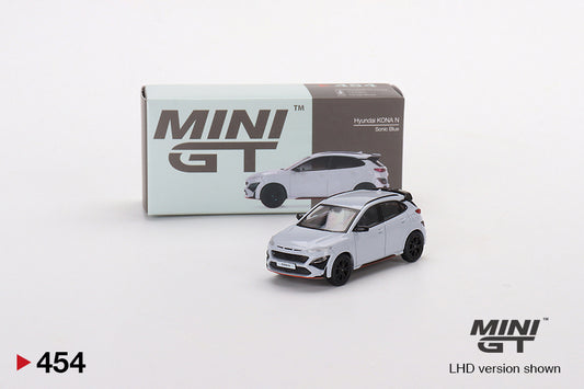 MiniGT 1:64 Hyundai KONA N Sonic Blue – MiJo Exclusive #454