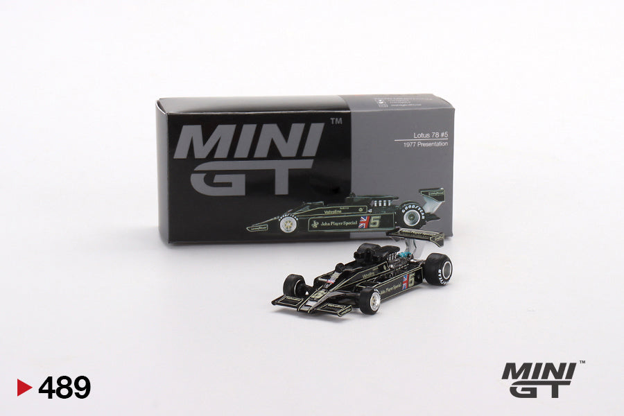 MiniGT 1:64 Grand Prix 1977 Lotus 78 #5 Presentation - MiJo Exclusive #489