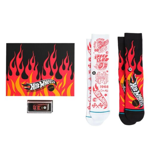 Hot Wheels Premium X Stance Socks (L) Collaboration Box Set GMC Van - Limited Edition 2022