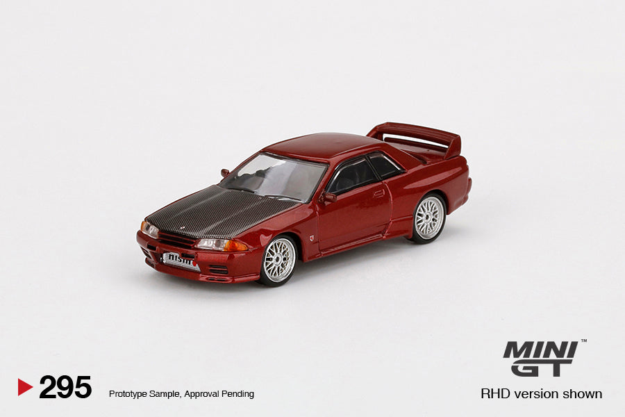 MiniGT Nissan Skyline GT-R R32 Red Pearl MiJo Exclusive #295