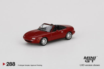 MiniGT Mazda Miata MX-5 (NA) Classic Red MiJo Exclusive #288