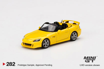 MiniGT Honda S2000 CR Rio Yellow Pearl MiJo Exclusive #282