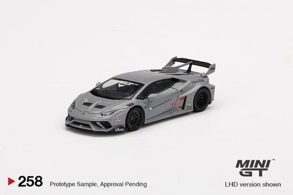 MiniGT LB Works Lamborghini Huracan Fighters Works Grey MiJo Exclusive #258