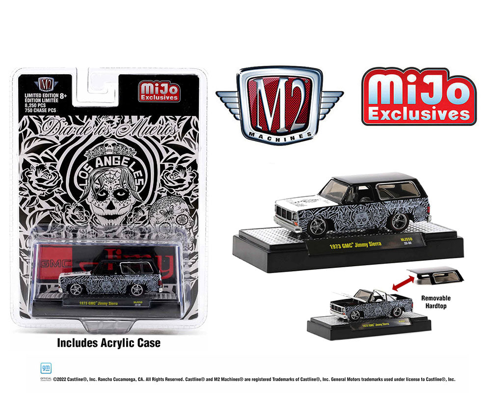 M2 Machines 1:64 1973 Chevrolet GMC Jimmy Sierra “Dias De Los Muertos” 2022 Limited Edition – MiJo Exclusive