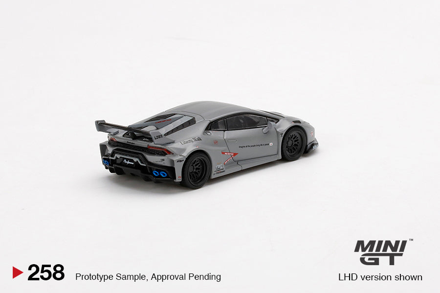 MiniGT LB Works Lamborghini Huracan Fighters Works Grey MiJo Exclusive #258