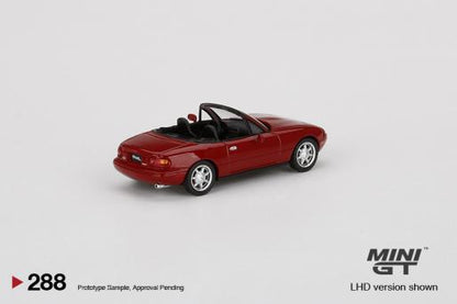 MiniGT Mazda Miata MX-5 (NA) Classic Red MiJo Exclusive #288