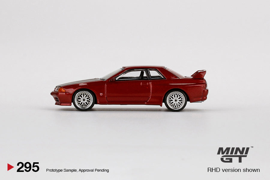 MiniGT Nissan Skyline GT-R R32 Red Pearl MiJo Exclusive #295