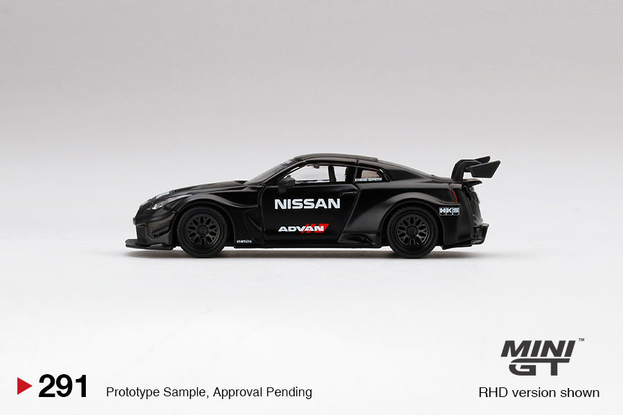 MiniGT LB-Silhouette WORKS GT Nissan 35GT-RR Ver.2 Matte Black LBWK MiJo Exclusive #291