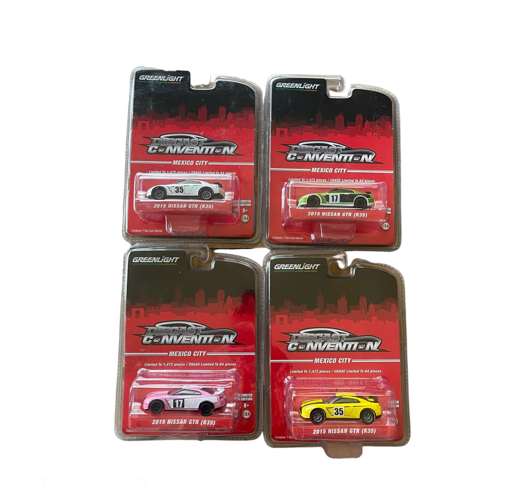 Greenlight X Die Cast Convention Exclusive Nissan R-35 GT-R (Set Of 4)