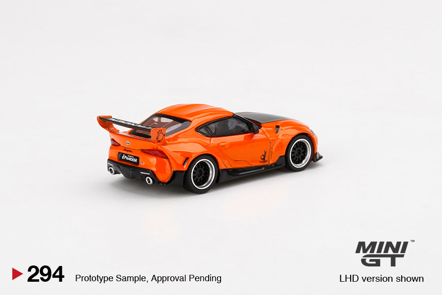 MiniGT Pandem Toyota GR Supra V1.0 Orange MiJo Exclusive #294