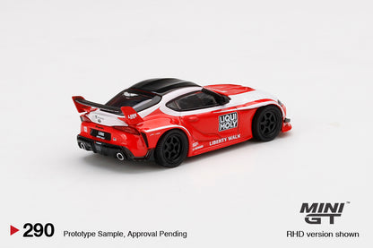 MiniGT LB Works Toyota Gr Supra Liqui Moly Red MiJo Exclusive #290