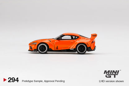 MiniGT Pandem Toyota GR Supra V1.0 Orange MiJo Exclusive #294