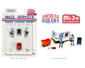 American Diorama 1:64 Mail Service Figure Set – MiJo Exclusive