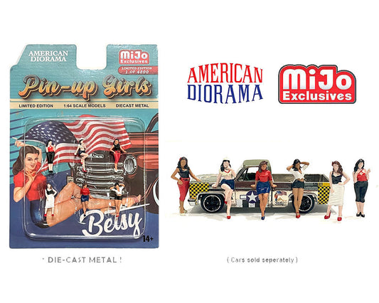 American Diorama 1:64 Pin Up Girls Figure Set – MiJo Exclusive