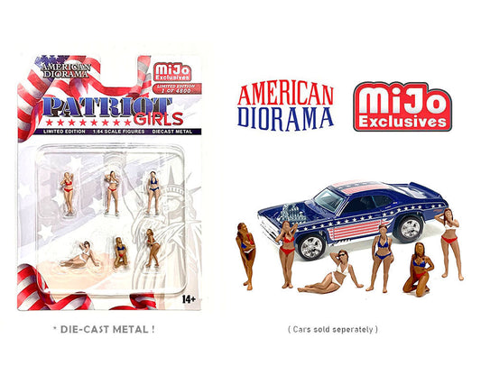 American Diorama 1:64 Patriot Girls Figure Set – MiJo Exclusive