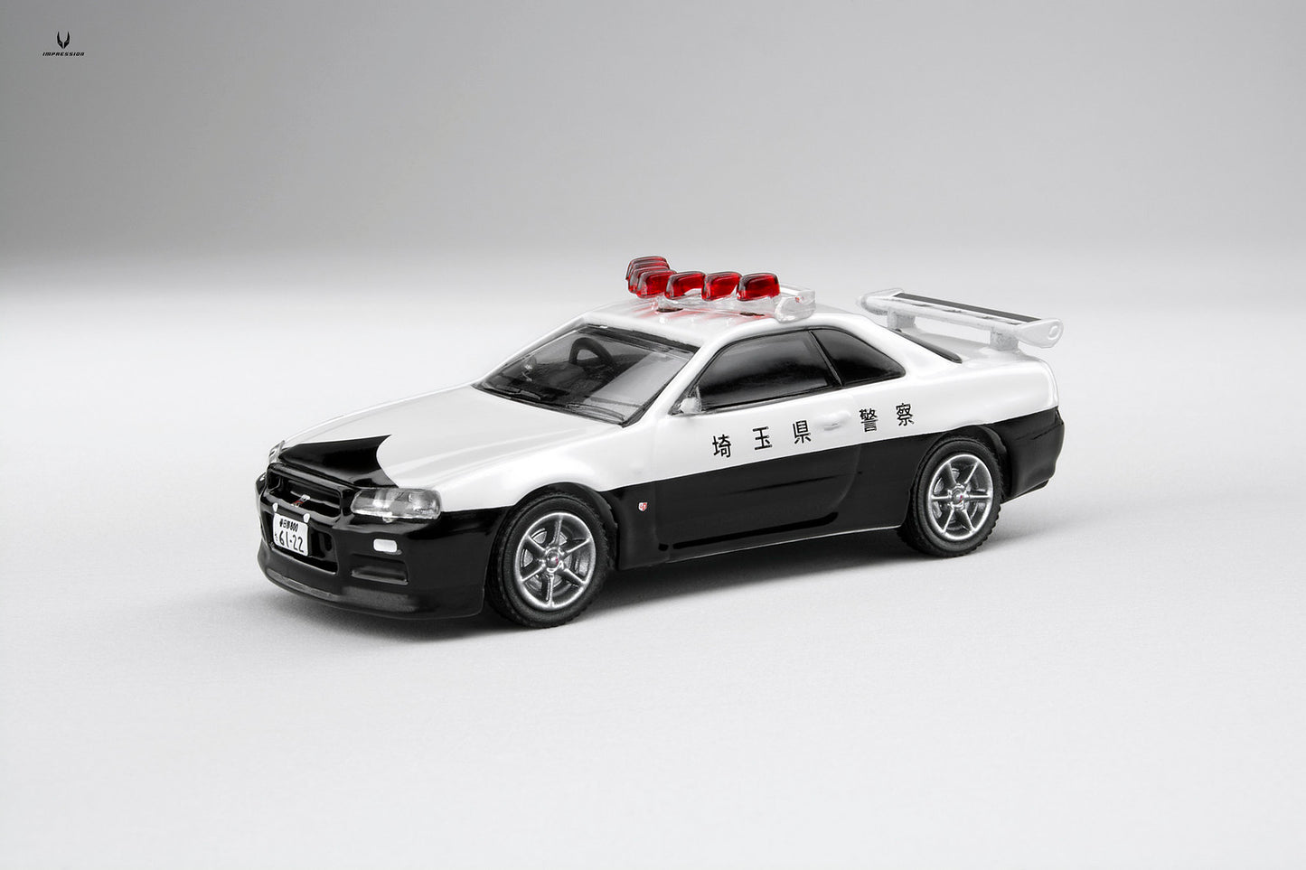 Greenlight X Tarmac Works Japan Police Nissan GT-R R34