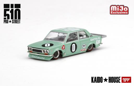 MiniGT x Kaido House 1:64 Nissan Datsun 510 Pro Street Light Green MiJo Exclusive