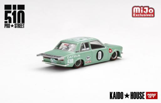 MiniGT x Kaido House 1:64 Nissan Datsun 510 Pro Street Light Green MiJo Exclusive