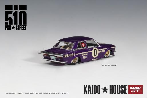 MiniGT x Kaido House 1:64 Nissan Datsun 510 Pro Street OG Purple