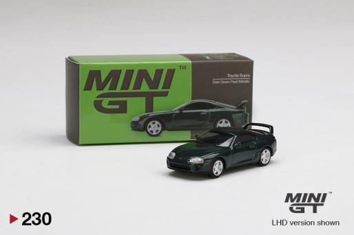 MiniGT Toyota Supra (JZA80) Dark Green Pearl Metallic MiJo Exclusive #230