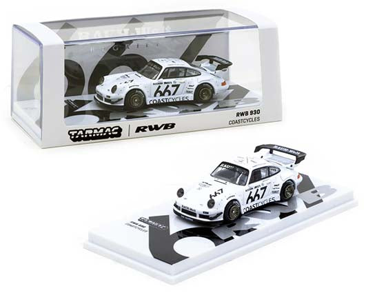 Tarmac Works 1:64 RWB 930 Coastcycles White