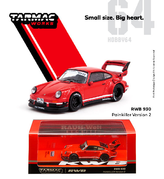 Tarmac Works 1:64 RWB 930 Painkiller Red Version 2