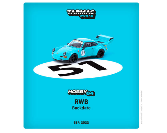 Tarmac Works 1:64 RWB Backdate Blue #51