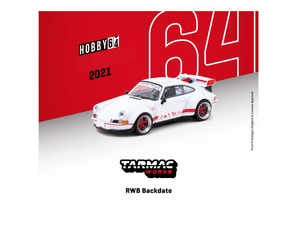 Tarmac Works 1:64 RWB Backdate White - Hobby64