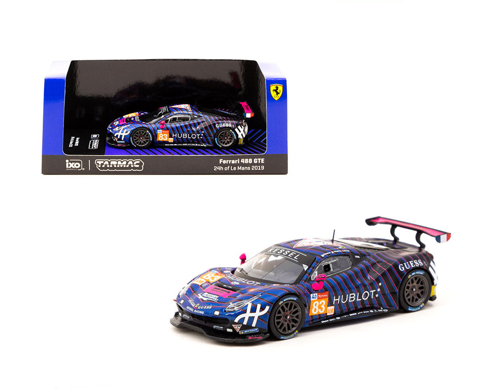 Tarmac Works IXO 1:64 2019 Ferrari 488 GTE 24Hr Of Le Mans 2019 #83