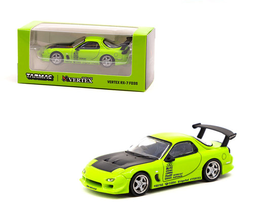 Tarmac Works 1:64 Mazda RX-7 FD3S Vertex Green - Global64