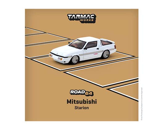 Tarmac Works 1:64 Mitsubishi Starion White - Hobby64