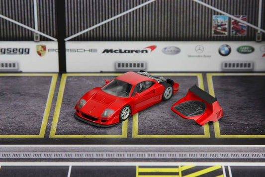 Stance Hunters 1:64 Ferrari F40 LM Red With Removable Engine Bonnet