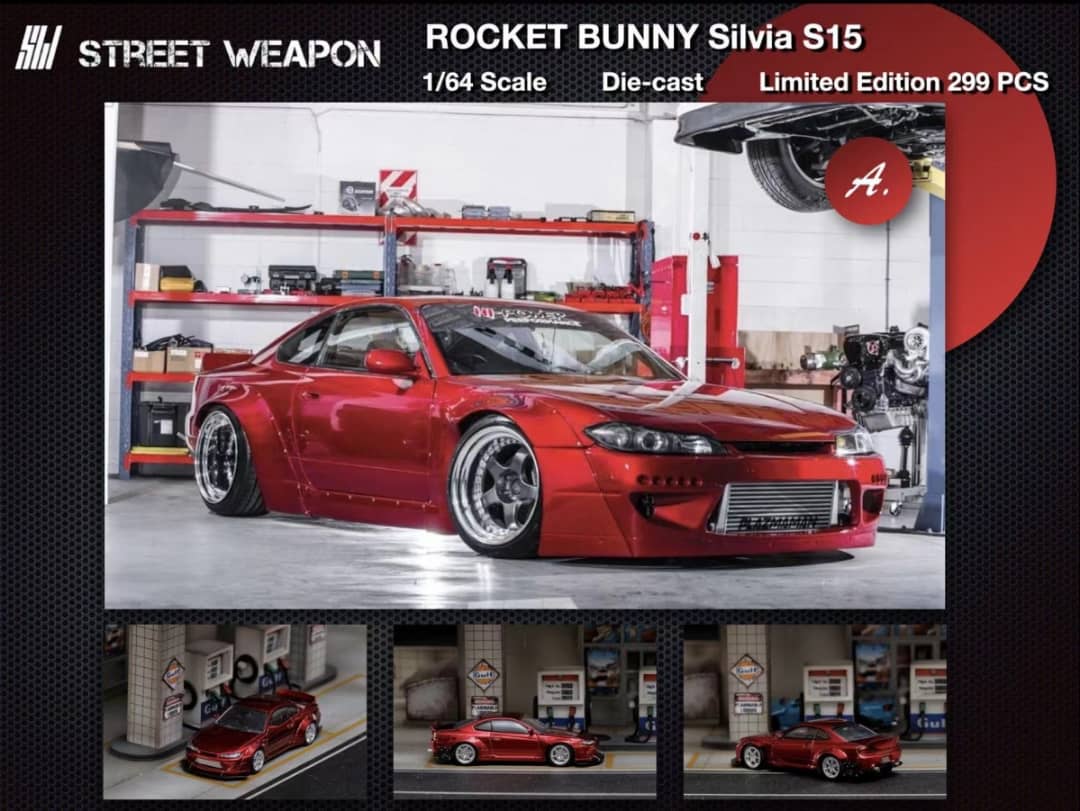 Street Weapon 1:64 Nissan Silvia S15 Pandem Rocket Bunny