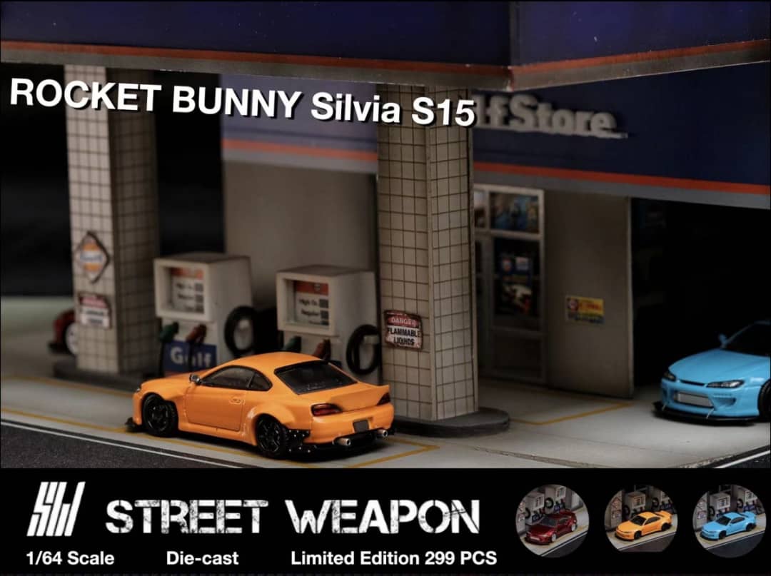 Street Weapon 1:64 Nissan Silvia S15 Pandem Rocket Bunny