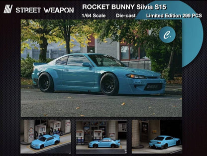 Street Weapon 1:64 Nissan Silvia S15 Pandem Rocket Bunny