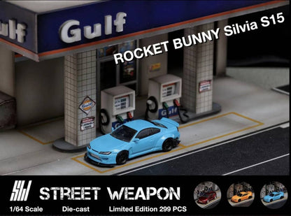 Street Weapon 1:64 Nissan Silvia S15 Pandem Rocket Bunny