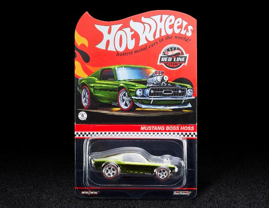 Hot Wheels 2022 Red Line Club RLC Ford Mustang Boss Hoss Spectraflame Green