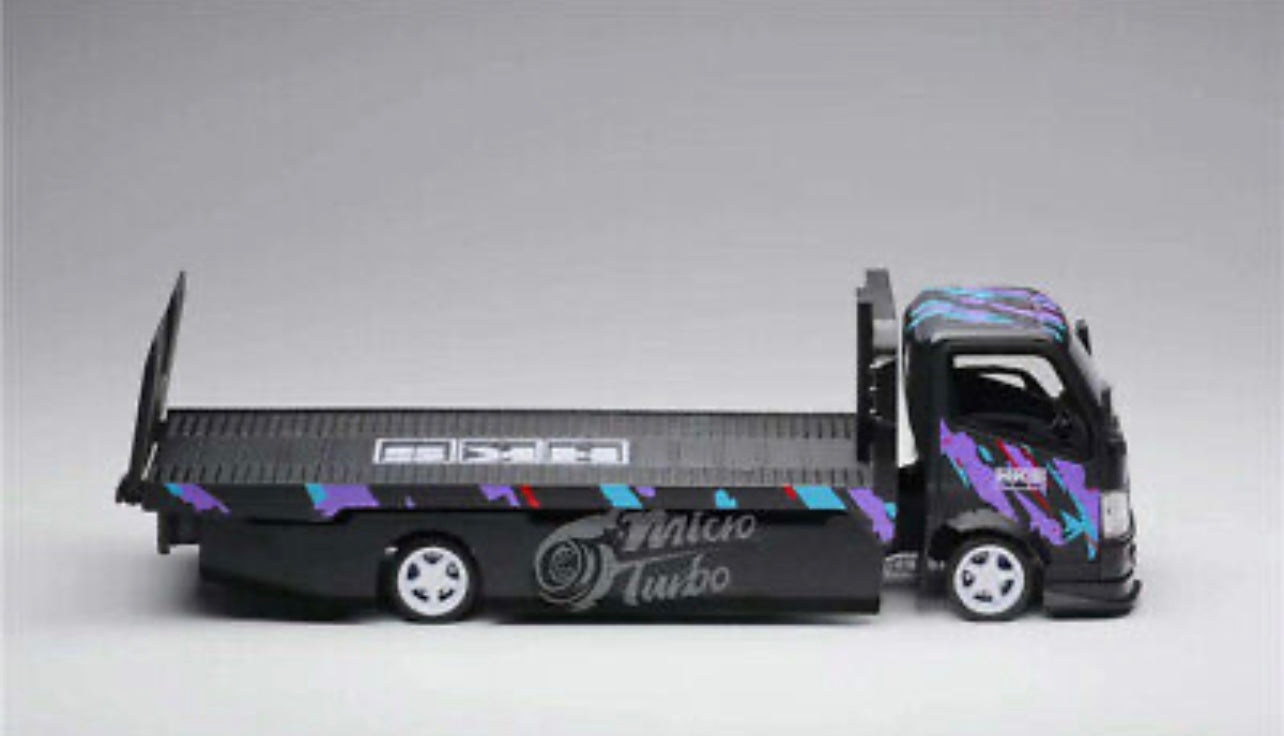 Peako X Micro Turbo 1:64 Custom Flatbed Tow HKS / Gulf Racing Limited