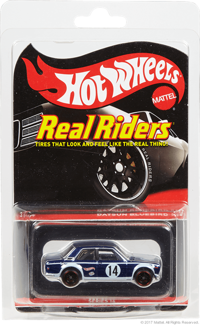 Hot Wheels 2017 RLC Red Line Club Series 14 Nissan ‘71 Datsun 510 Blue