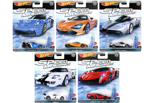 Hot Wheels 2023 Premium Car Culture Series - Speed Machines *959A* Full Set Of 5