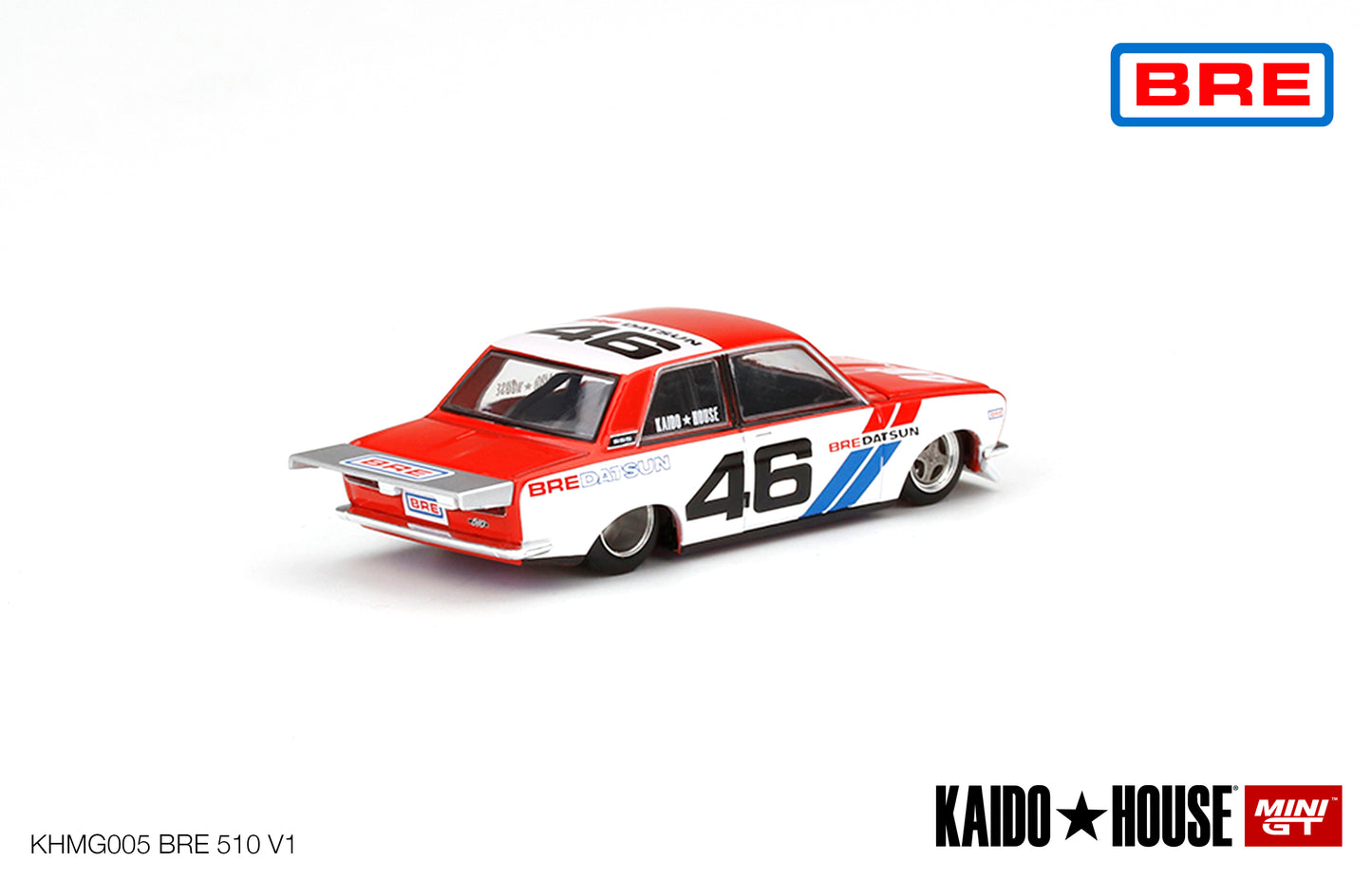 MiniGT x Kaido House 1:64 Nissan Datsun 510 Pro Street BRE510 V1